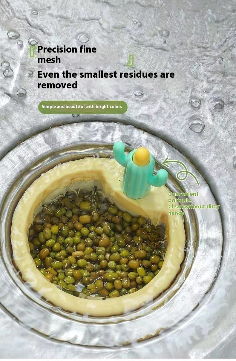 Abflusssieb Kaktus Spüle – Automatisch Drücken & Reinigen – Bild 6